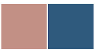 Tender pink TC 6072-080 & Harmonious blue TC 7350-100