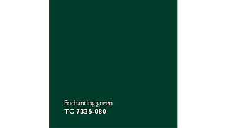 Enchanting green Quadrat